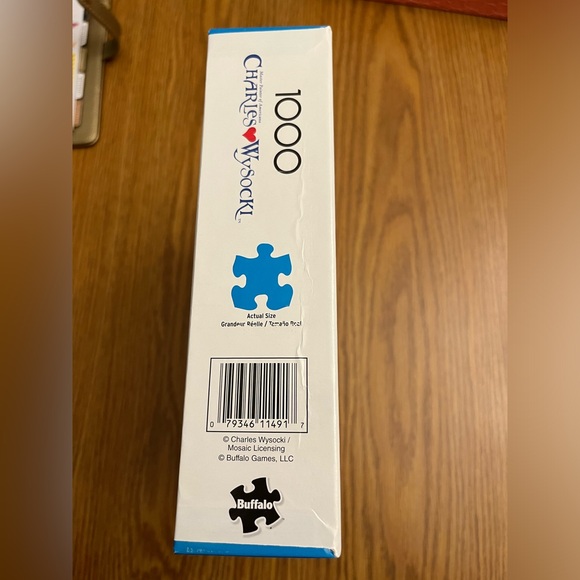 Charles Wysocki Jigsaw Puzzle HICKORY HAVEN CANAL 1000 Pieces NEW in Box - Picture 2 of 3